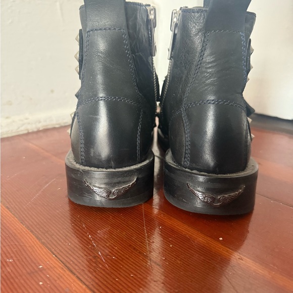 Zadig & Voltaire Black Leather Boots - Picture 3 of 12